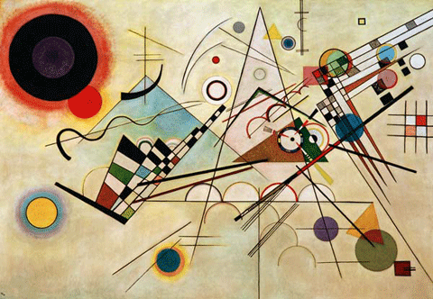 reproductie Composition VIII van Kandinsky